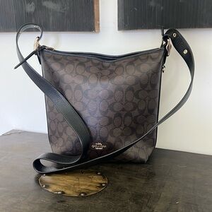 Coach Signature Canvas Val Duffle Bag